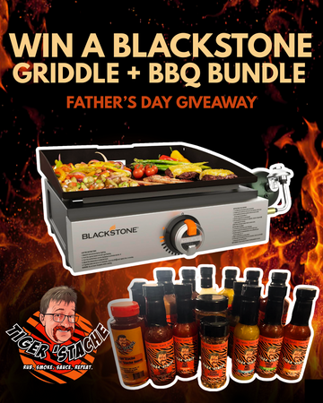 Win Dad the Ultimate Grill Upgrade: Tiger'Stache Father's Day Blackstone Giveaway