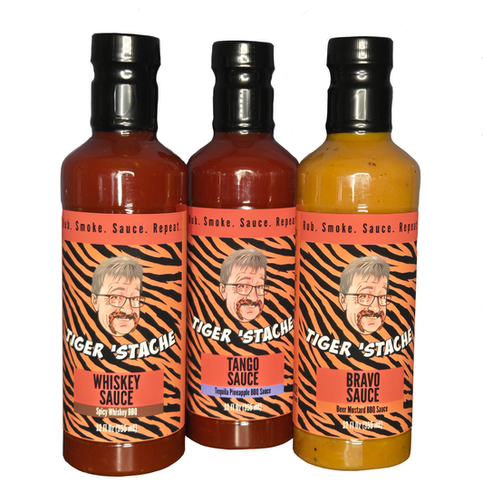 Tiger'Stache Ultimate BBQ Sauce Pack